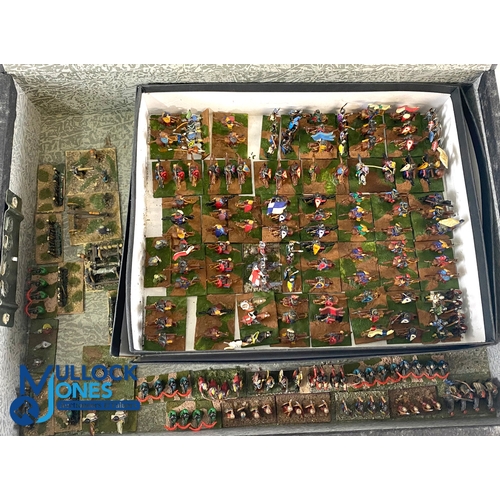 276A - 25mm DBA Knights Medieval Metal Historical Gaming Soldiers Figures, to include foot soldiers, horseb... 