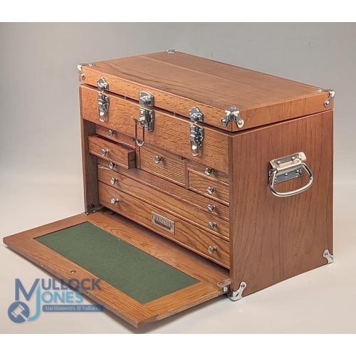 2007 Gerster Classic Wooden FlyTying Box, a fine example of the