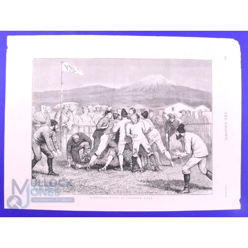 1 - 1874 on, Vintage Rugby Prints from English Periodicals (6): Lovely selection inc some of the largest... 