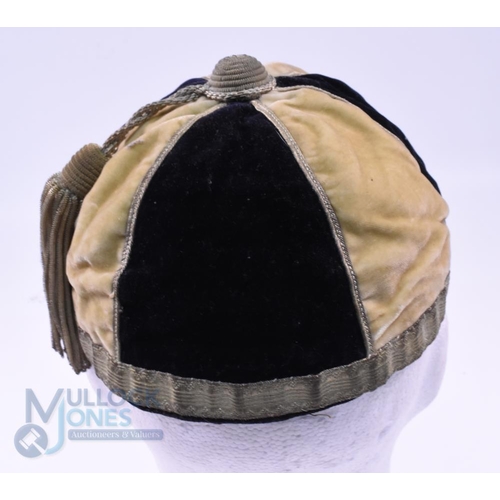 13 - 1910-11 Cardiff RFC Velvet Rugby Honours Cap: Great example of the distinctive rugby cap of Cardiff ... 