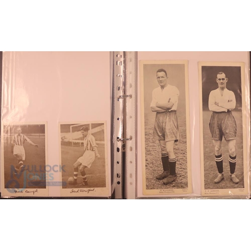 2158 - Selection of trade cards to include 1938 Topical Times b&w large player portraits (25) including Mat... 