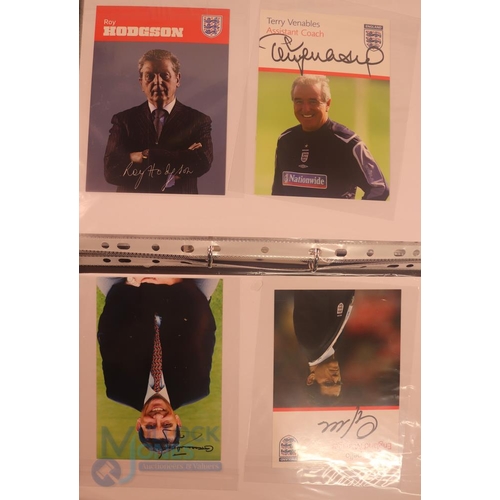 2159 - Collection of football memorabilia to include Topps Match Attax trading cards 2008/09 185 cards in  ... 