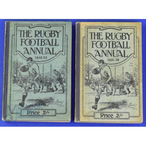 372 - 1932-3 and 1935-6 Rugby Football Annuals (2): Two non-consecutive issues from the 1930s of this so-u... 