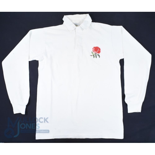 395 - 1981-2 England (C Woodward?) International Rugby Jersey: From Wallaby Brian Smith, exchanged match w... 