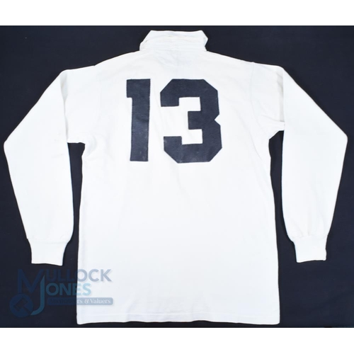 395 - 1981-2 England (C Woodward?) International Rugby Jersey: From Wallaby Brian Smith, exchanged match w... 