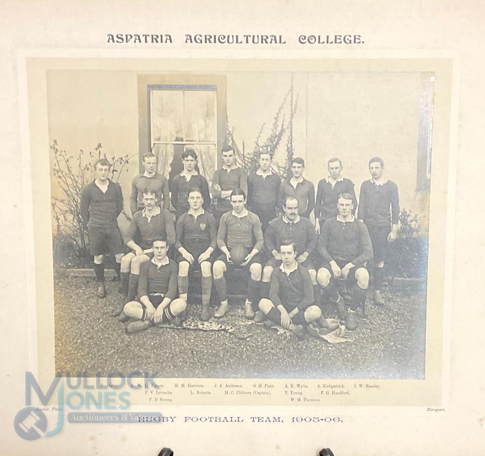 Aspatria Agricultural College Rugby Football team photographs for ...