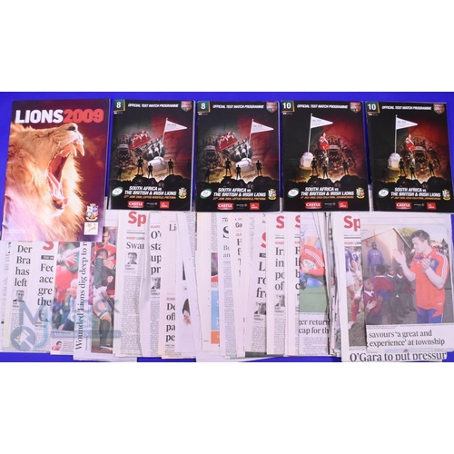 59 - 2009 British and I Lions to S Africa Rugby Programmes (4): Two programmes for the 3rd test of the se... 