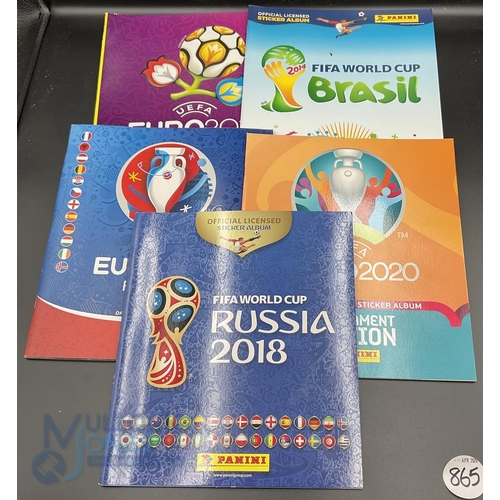 865 - Selection of International Football programmes all with tickets to include England v Holland 9/2/05,... 