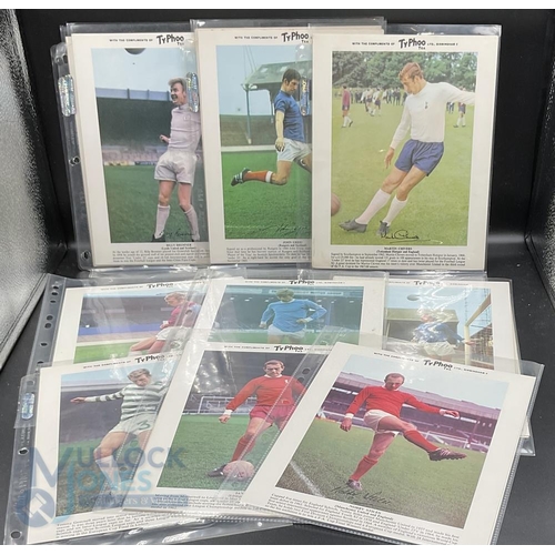 889 - Typhoo Tea Ltd Premium Issues 10 x 8 Famous Football Players in Action Set of 24