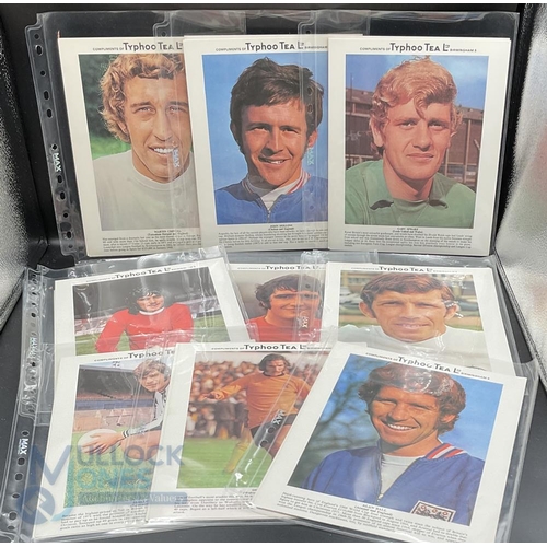 890 - Typhoo Tea Ltd Premium Issues 10 x 8 Famous Football Players Set of 24