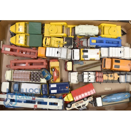 114 - Corgi Toys Play worn Cars & Commercials.  To include Road Sweepers, Lorries, Dust carts, Breakdown T... 