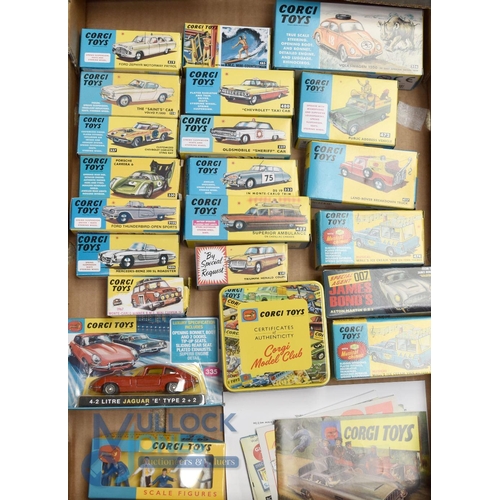 115 - Corgi Toys Model Club Re-Issues. To include 231, 237, 256, 258, 261, 323, 330, 335, 337, 339, 417, 4... 