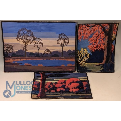 226 - 1930 collection of Impressionist Watercolour Paintings S W D Timmins - amateur artist - who was an a... 