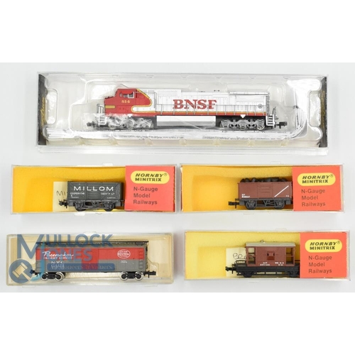 27 - N Gauge Model Railway - Spectrum Locomotive 86075, Rolling Stock to include Atlas 2384, Hornby 512, ... 