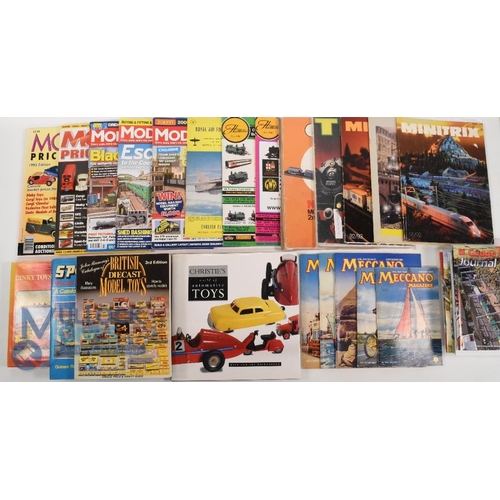 40a - N Gauge Model Railway - Minitrix Catalogues and N Gauge Society Magazines (box)