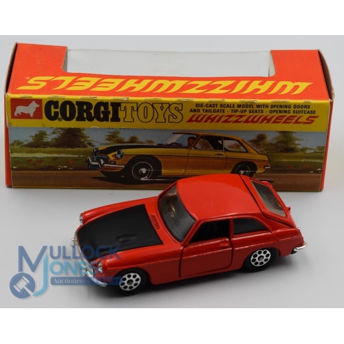 61 - Corgi Toys Whizzwheels - 378 MGC GT Competition Model complete with suitcase in boot near mint with ... 