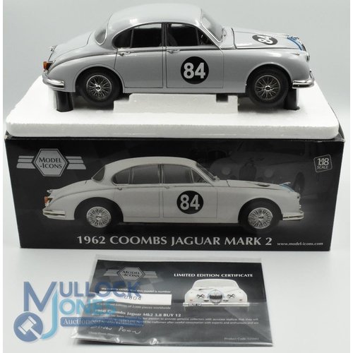 70 - Model Icons 1962 Coombs Jaguar Mark 2 - Detailed 1:18 scale model for adult collector's Limited 0804... 