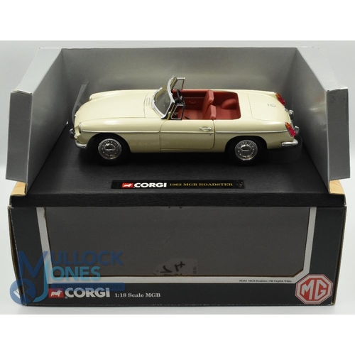 74 - Corgi 1963 MGB Roadster - Detailed 1:18 scale model for adult collector's mint condition in original... 