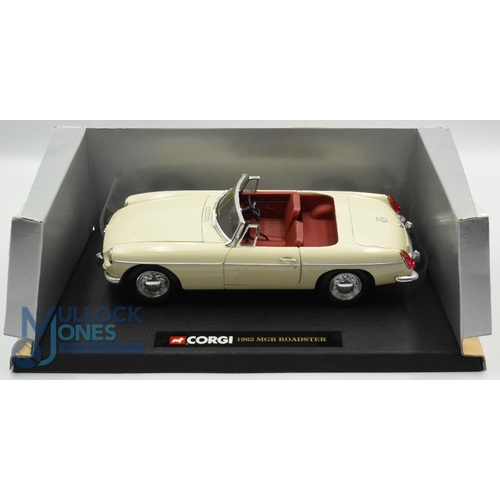 74 - Corgi 1963 MGB Roadster - Detailed 1:18 scale model for adult collector's mint condition in original... 