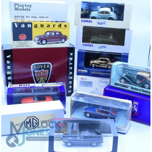 84 - Dinky, Corgi, Matchbox, Vanguards Die-Cast - To include MG Cars, Rover P4/5, Morris Minor all boxed ... 