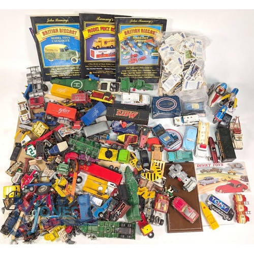 121 - Play Worn Diecast Vehicles. Large quantity Cars and Commercials ideal for repainting and spares toge... 