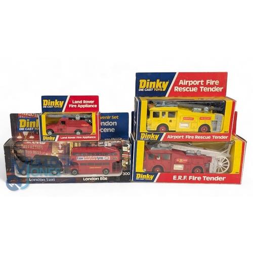 131 - Dinky Toys 300 London Scene Souvenir Set. Consisting of London Taxi and London Bus 1978 together wit... 