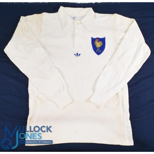 289 - 1979 Robert Paparamborde Matchworn French Rugby Jersey: Very popular player in our previous sale, th... 