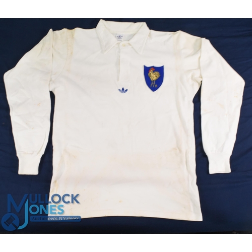 289 - 1979 Robert Paparamborde Matchworn French Rugby Jersey: Very popular player in our previous sale, th... 