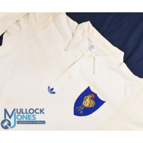 289 - 1979 Robert Paparamborde Matchworn French Rugby Jersey: Very popular player in our previous sale, th... 