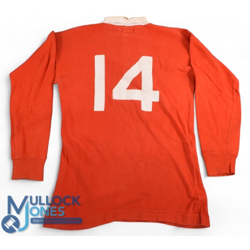 291 - 1973 Gerald Davies Matchworn Welsh Rugby Jersey: Rarely-seen matchworn memorabilia from the legendar... 