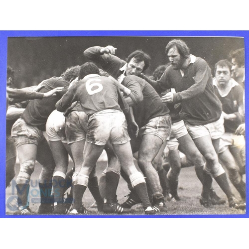 89 - 1979 Wales v Ireland Huge Press Photo Rugby Action Blowups (7): All from that game, b/w photos of gr... 