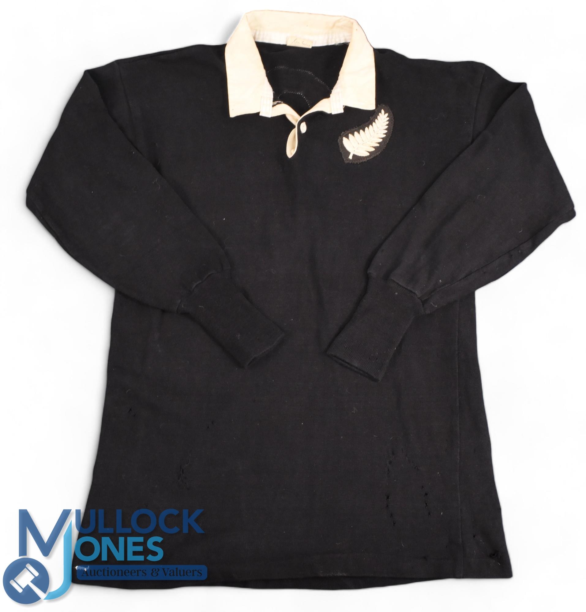 Sid Going's 1971 v Lions NZ All Black Matchworn Rugby Jersey