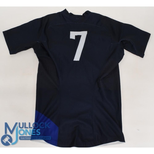 209 - Rare France Matchworn RWC 2007 Semi-Final: Worn by No.7, classic blue fully-logoed RWC 2007