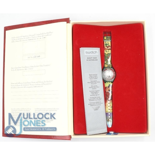 1102 - Swatch Watch - Christmas 1995 Magic Spell Gz148 in original Box comes in display box