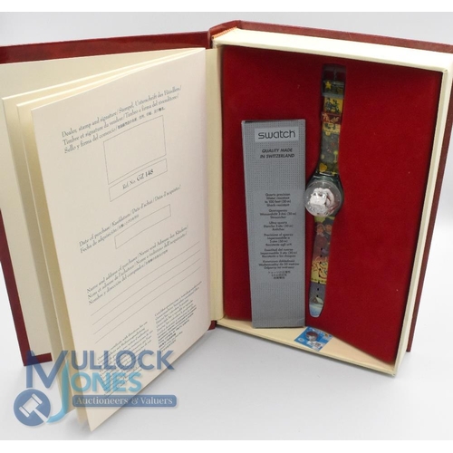 1102 - Swatch Watch - Christmas 1995 Magic Spell Gz148 in original Box comes in display box