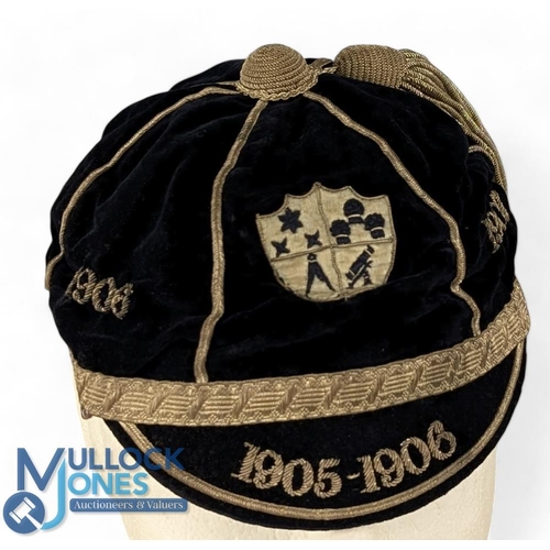 234 - 1905-07 Frank Handford's Rugby Honours Caps (2): England and British Lions star FG Handford's earlie... 