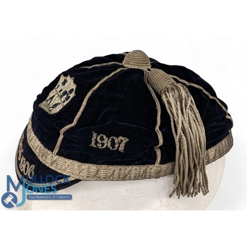 234 - 1905-07 Frank Handford's Rugby Honours Caps (2): England and British Lions star FG Handford's earlie... 