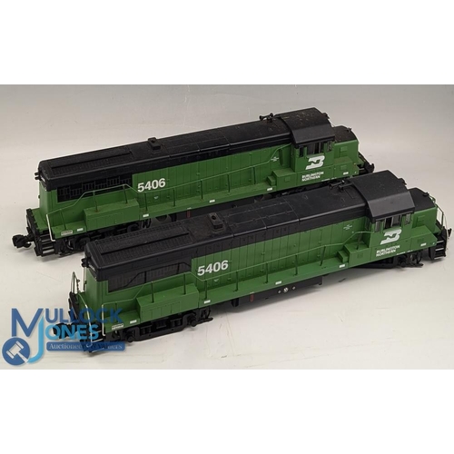 559 - Aristocraft G Gauge American Burlington Northern Twin Diesel Locomotives Dependable Transport No 540... 