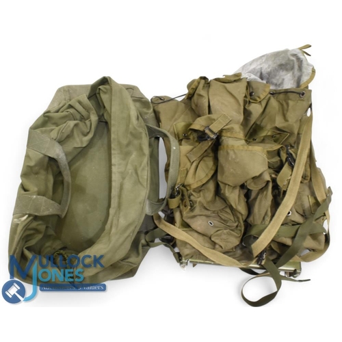 Military Selection, to include small packs, holdalls, metal framed ...