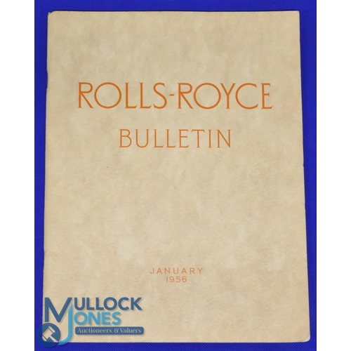 939 - Automotive - Rolls Royce Bulletin - January 1958 Publication - A quality 36 page monthly pictorion p... 