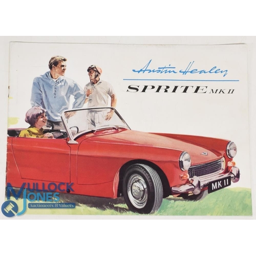 941 - Automotive - Austin Healey Sprite 1959 Sales Catalogue - An impressive fold out brochure with 7 mult... 