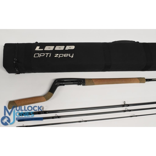 A scarce Loop Opti Z Spey carbon salmon fly rod 07-71-0136, 14ft 4pc ...