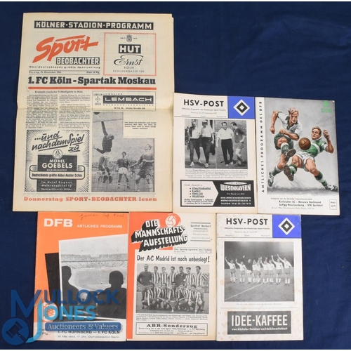 1100 - Selection of Germany match programmes 1955/56 Borussia Dortmund v Karlsruher SC League championship ... 