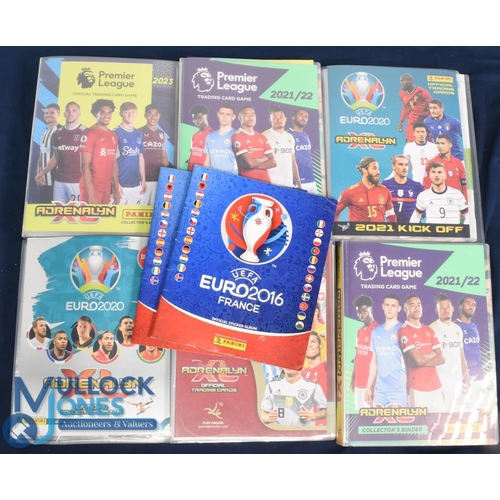 1281 - Panini Football Trading Cards & Sticker Albums: a collection of part filled albums for UEFA 2016 Eur... 