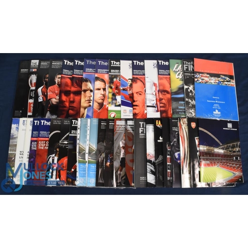 1292 - 1996-2015 FA Cup Big Match Final and Semi Final Programmes, a good selection with some duplicates (#... 