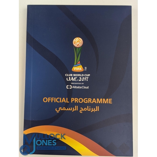 1328 - FIFA Club World Cup 2017 VIP Official football programme - not on sale to the public, UAE, softback ... 