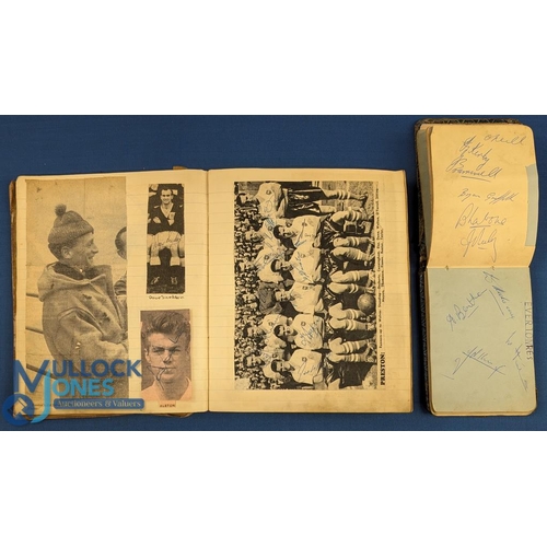 1339 - Preston North End Scrapbook from 1950s onwards, containing multiple signatures of players incl Tom F... 