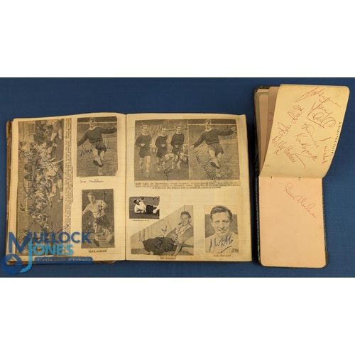 1339 - Preston North End Scrapbook from 1950s onwards, containing multiple signatures of players incl Tom F... 