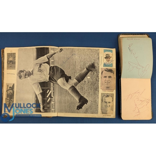 1339 - Preston North End Scrapbook from 1950s onwards, containing multiple signatures of players incl Tom F... 