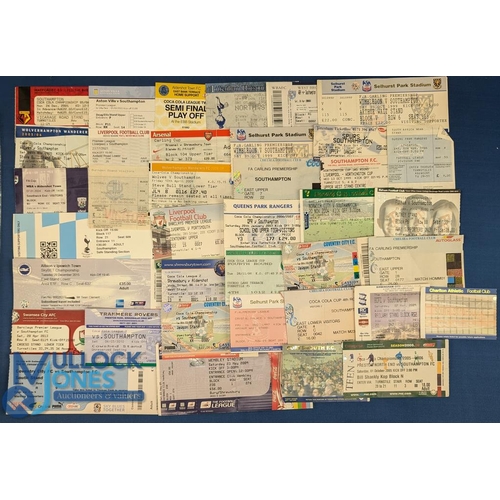 1345 - Assorted Football Tickets (#80) much Southampton homes and away content, 1984 Southampton v SV Hambu... 